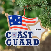 Load image into Gallery viewer, Personalized Army Gift Christmas Decoration Ornament Coast Guard