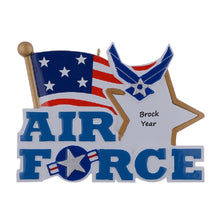 Load image into Gallery viewer, Customize Christmas Ornament Gift for Amy Airforce