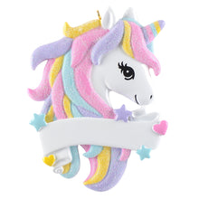 Load image into Gallery viewer, Personalized Christmas Ornament Christmas Gift for Girl Unicorn