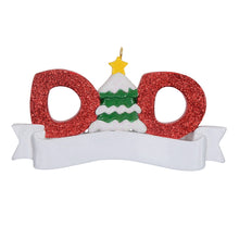 Load image into Gallery viewer, Holiday Gift Personalized Christmas Ornament MOM/DAD
