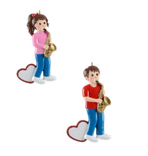 Load image into Gallery viewer, Personalized Christmas Gift Ornament for Saxophone Girl/Boy