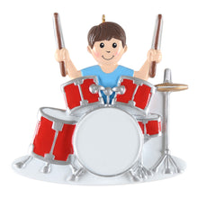 Load image into Gallery viewer, Personalized Ornament Christmas Gift for Drum Boy