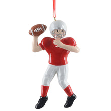 Load image into Gallery viewer, Personalized Christmas Ornament for Football Boys Sports-Themed Holiday Decor