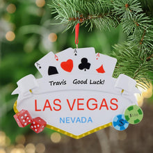 Load image into Gallery viewer, Christmas Gift for 2024 Personalized Ornament Good Luck Gambling