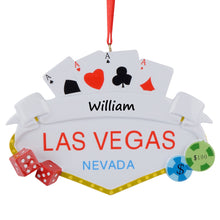 Load image into Gallery viewer, Christmas Gift for 2024 Personalized Ornament Good Luck Gambling