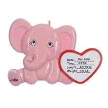 Load image into Gallery viewer, Maxora Baby's First Christmas Ornament Christmas Baby Gift Elephant