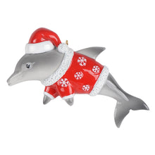 Load image into Gallery viewer, Dolphin Lover's Personalized Christmas Ornament Custom Holiday Decor