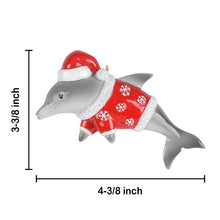 Load image into Gallery viewer, Dolphin Lover's Personalized Christmas Ornament Custom Holiday Decor