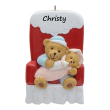 Load image into Gallery viewer, Personalized Christmas Gift Decoration Ornament Bear Feeding Ornament