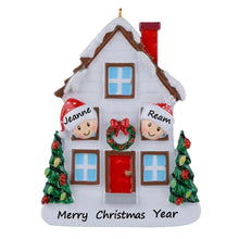 Load image into Gallery viewer, Personalized Christmas Gift for Family 2 Holiday House