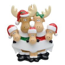 Load image into Gallery viewer, Personalized Christmas Decoration Ornament Holiday Gift Moose Family