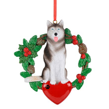 Load image into Gallery viewer, Personalized Christmas Gift Pet Ornament Siberian Husky