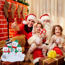 Load image into Gallery viewer, Personalized Gift for Family 4Christmas Ornament Shovel Snowman