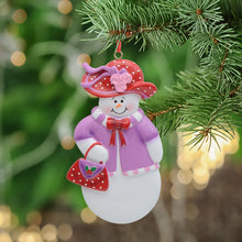 Load image into Gallery viewer, Maxora Personalized Christmas Gift Customized Christmas Decoration Ornament Snow Ladies