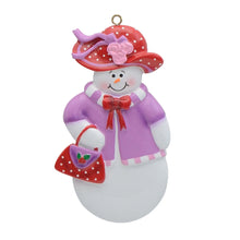 Load image into Gallery viewer, Maxora Personalized Christmas Gift Customized Christmas Decoration Ornament Snow Ladies