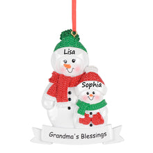 Load image into Gallery viewer, Christmas Ornament Personalized Holiday Keepsake Grandma's Blessings-1