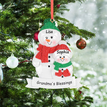 Load image into Gallery viewer, Christmas Ornament Personalized Holiday Keepsake Grandma's Blessings-1