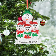 Load image into Gallery viewer, Personalized Christmas Ornament Grandma's Blessings -3