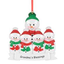 Load image into Gallery viewer, Customized Grandma's Blessings Christmas Ornament -4