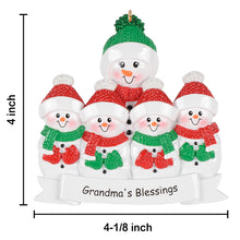 Load image into Gallery viewer, Customized Grandma's Blessings Christmas Ornament -4