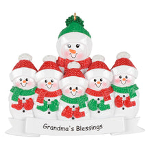 Load image into Gallery viewer, Customized Grandma's Blessings Christmas Ornament -5