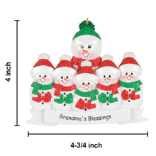 Load image into Gallery viewer, Customized Grandma's Blessings Christmas Ornament -5