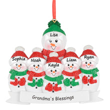 Load image into Gallery viewer, Customized Grandma's Blessings Christmas Ornament -5