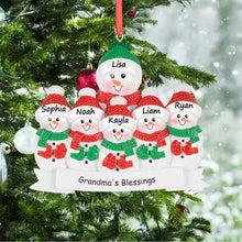 Load image into Gallery viewer, Customized Grandma's Blessings Christmas Ornament -5