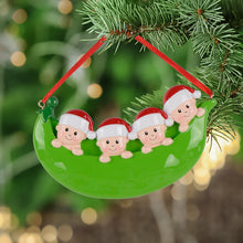 Load image into Gallery viewer, Personalized Gift for Christmas Peapod Family 4