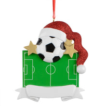 Load image into Gallery viewer, Personalized Christmas Ornament Custom Sports Keepsake Mr. Soccer