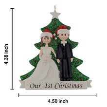 Load image into Gallery viewer, Maxora Personalized Wedding Gift New Couple 1st Christmas
