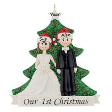 Load image into Gallery viewer, Maxora Personalized Wedding Gift New Couple 1st Christmas