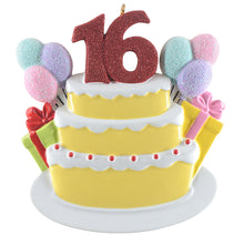 Load image into Gallery viewer, Customize 16th Birthday Christmas Ornament Personalized Ornament