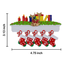 Load image into Gallery viewer, Customize Gift 2024 Christmas Ornament Gift Mantel stockings Family 5