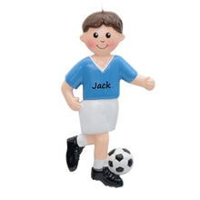Load image into Gallery viewer, Personalized Christmas Sport Ornament Soccer Girl/Boy