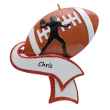 Load image into Gallery viewer, Personalized Christmas Sport Ornament Footaball