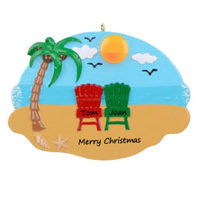 Load image into Gallery viewer, Personalized Christmas Gift for Couple Sand Chair Family 2