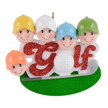 Load image into Gallery viewer, Customized Christmas Decoration Ornament Sport Gift Golf Friend of 5