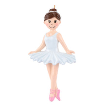 Load image into Gallery viewer, Personalized Christmas Sport Ornament Ballerina Girl Different Color Options