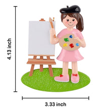 Load image into Gallery viewer, Personalized Gift Christmas Tree Decoration Ornament Artist Girl