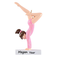 Load image into Gallery viewer, Personalized Christmas Sport Ornament Gymnast