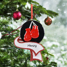 Load image into Gallery viewer, Personalized Christmas Sport Ornament Boxing
