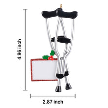 Load image into Gallery viewer, Personalized Spetial Gift Christmas Ornament Crutches