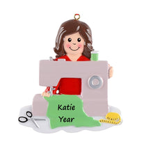 Load image into Gallery viewer, Gift for Mom Personalized Christmas Ornament Sewing
