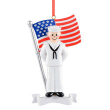 Load image into Gallery viewer, Christmas Gift for Army Department Personalized Military Ornament