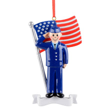 Load image into Gallery viewer, Christmas Gift for Army Department Personalized Military Ornament