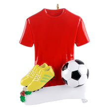 Load image into Gallery viewer, Personalized Christmas Ornament Soccer