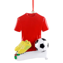 Load image into Gallery viewer, Personalized Christmas Ornament Soccer