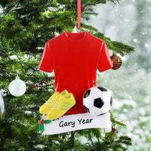 Load image into Gallery viewer, Personalized Christmas Ornament Soccer