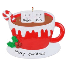 Load image into Gallery viewer, Personalized Christmas Ornament Marshmallo Family 2